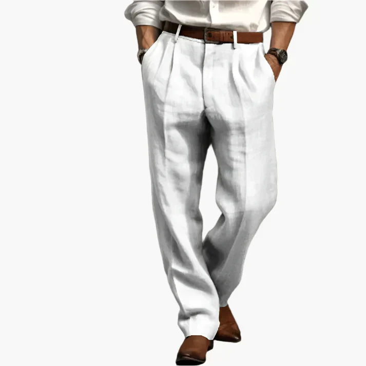 Winterfeld™ | Herren Retro Anzughose – Klassische Business- und Freizeit-Hose mit weitem Bein, elegantem Look, ideal für Büro und Alltag