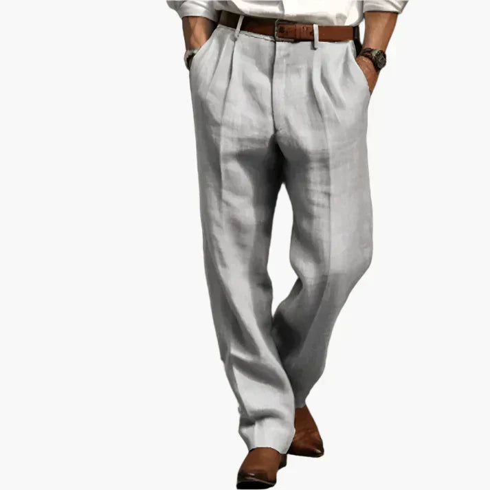 Winterfeld™ | Herren Retro Anzughose – Klassische Business- und Freizeit-Hose mit weitem Bein, elegantem Look, ideal für Büro und Alltag