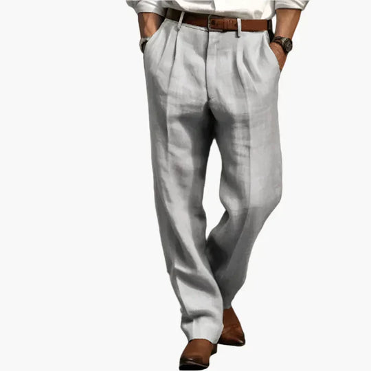 Winterfeld™ | Herren Retro Anzughose – Klassische Business- und Freizeit-Hose mit weitem Bein, elegantem Look, ideal für Büro und Alltag
