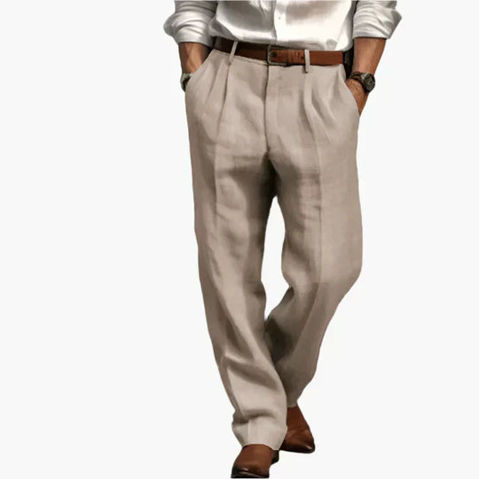 Winterfeld™ | Herren Retro Anzughose – Klassische Business- und Freizeit-Hose mit weitem Bein, elegantem Look, ideal für Büro und Alltag