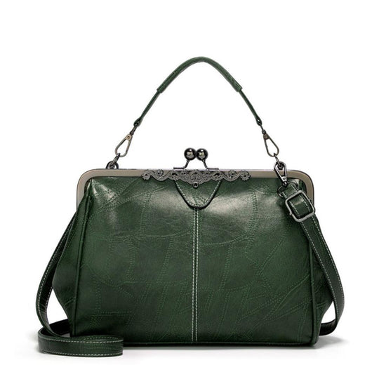 Vintage Kuss-Schloss Handtasche