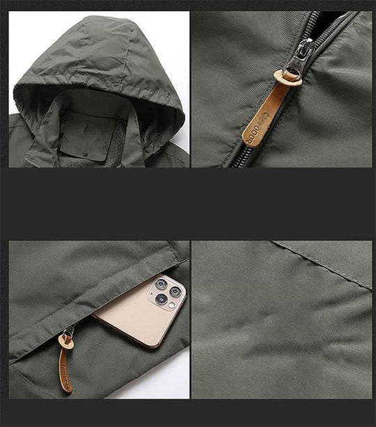 Sommerfeld | Wetterfeste Herrenjacke mit Kapuze