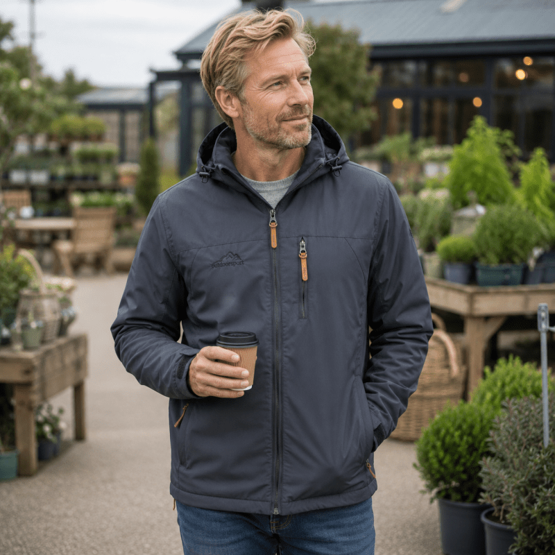 Sommerfeld | Wetterfeste Herrenjacke mit Kapuze