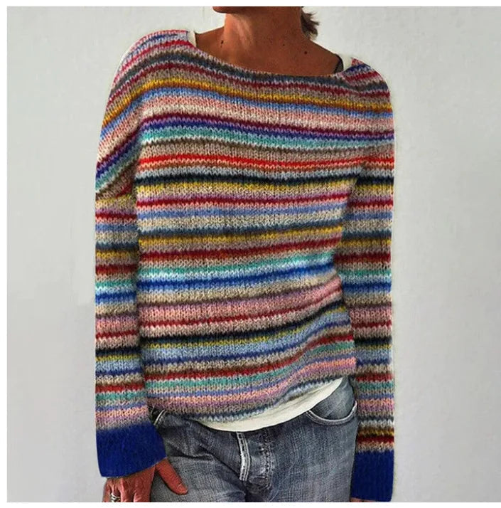 Sommerfeld | Strickpullover mit Rundhalsausschnitt