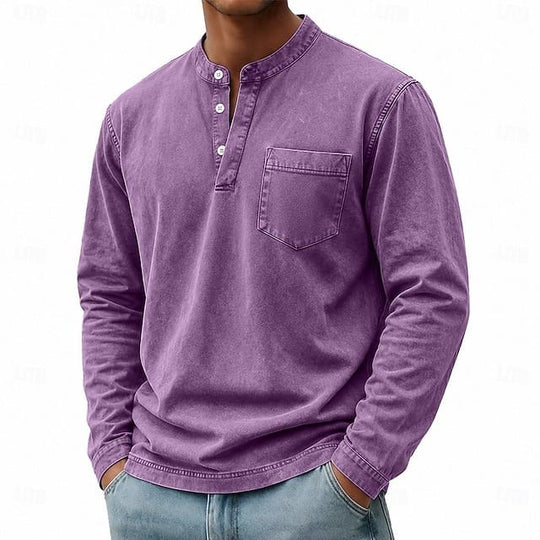 Sommerfeld | Langarm-Henleyshirt aus Baumwolle (1 kaufen, 1 GRATIS dazu)