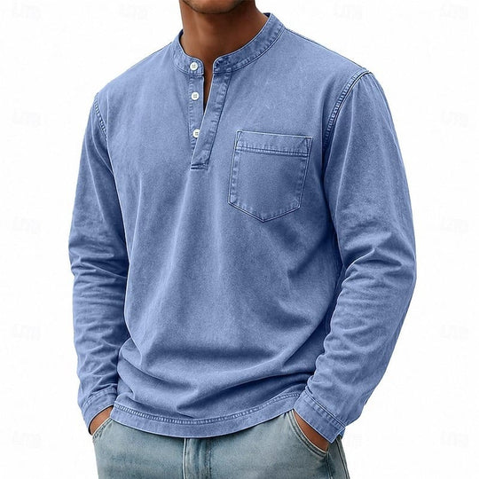 Sommerfeld | Langarm-Henleyshirt aus Baumwolle (1 kaufen, 1 GRATIS dazu)