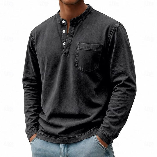 Sommerfeld | Langarm-Henleyshirt aus Baumwolle (1 kaufen, 1 GRATIS dazu)