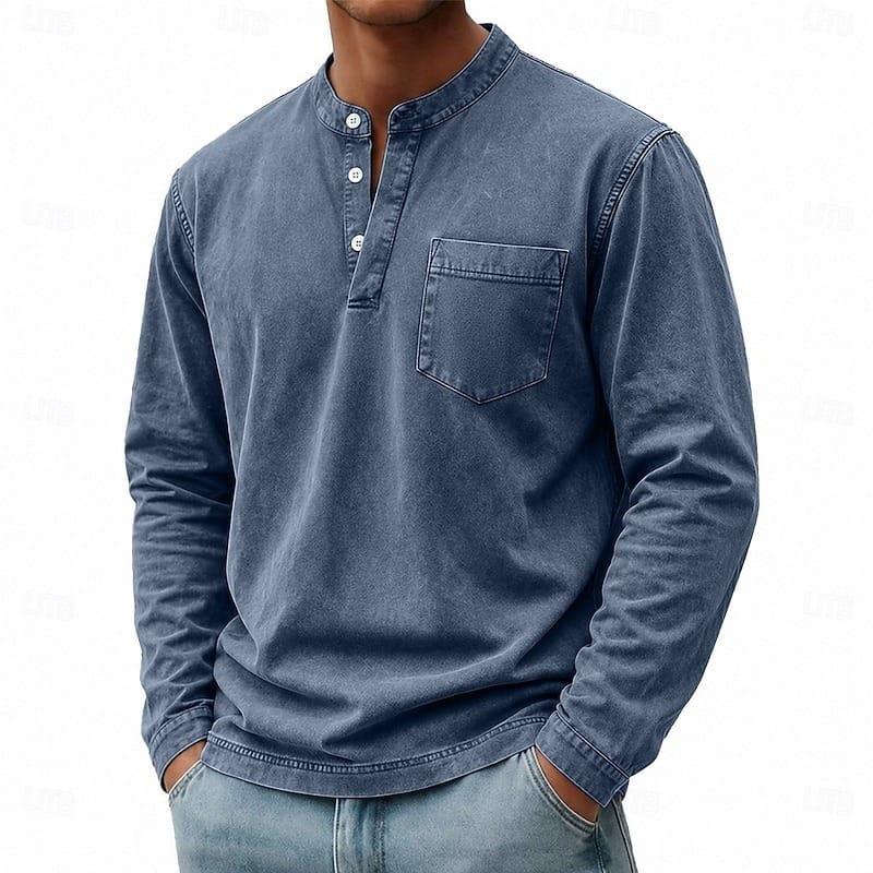 Sommerfeld | Langarm-Henleyshirt aus Baumwolle (1 kaufen, 1 GRATIS dazu)