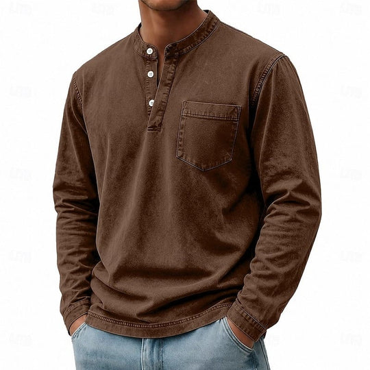 Sommerfeld | Langarm-Henleyshirt aus Baumwolle (1 kaufen, 1 GRATIS dazu)