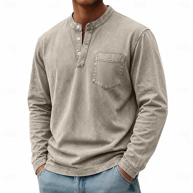Sommerfeld | Langarm-Henleyshirt aus Baumwolle (1 kaufen, 1 GRATIS dazu)