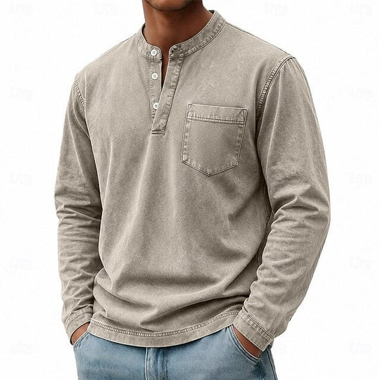 Sommerfeld | Langarm-Henleyshirt aus Baumwolle (1 kaufen, 1 GRATIS dazu)