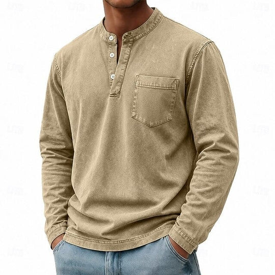 Sommerfeld | Langarm-Henleyshirt aus Baumwolle (1 kaufen, 1 GRATIS dazu)