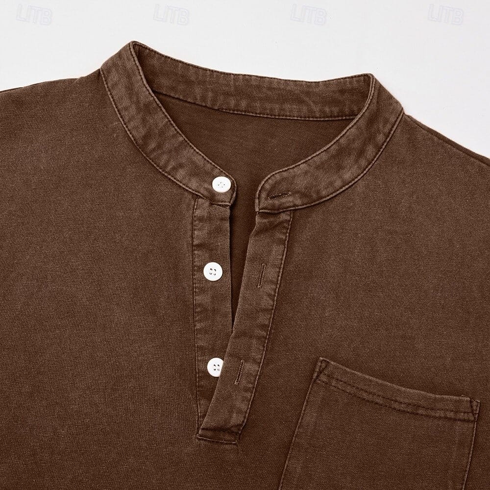 Sommerfeld | Langarm-Henleyshirt aus Baumwolle (1 kaufen, 1 GRATIS dazu)