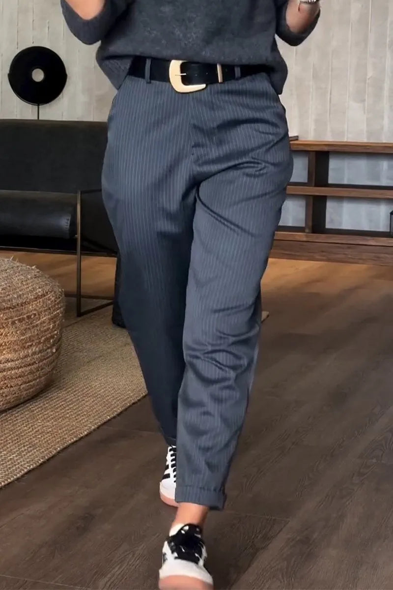 Winterfeld | ELEGANTE, FIGURSCHMEICHELNDE HOSE MIT STREIFEN