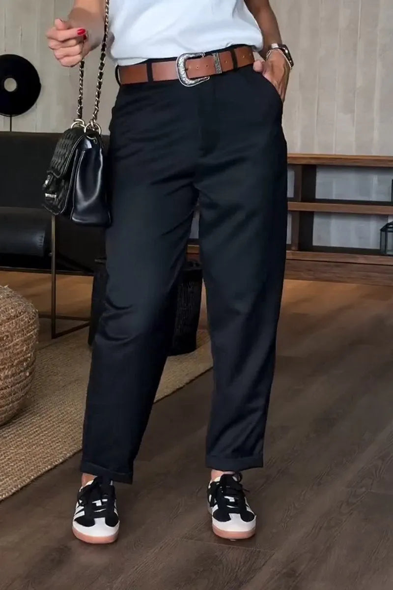 Winterfeld | ELEGANTE, FIGURSCHMEICHELNDE HOSE MIT STREIFEN