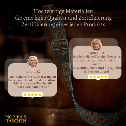 Winterfeld Tasche - Schulter Tasche mit Verzierung