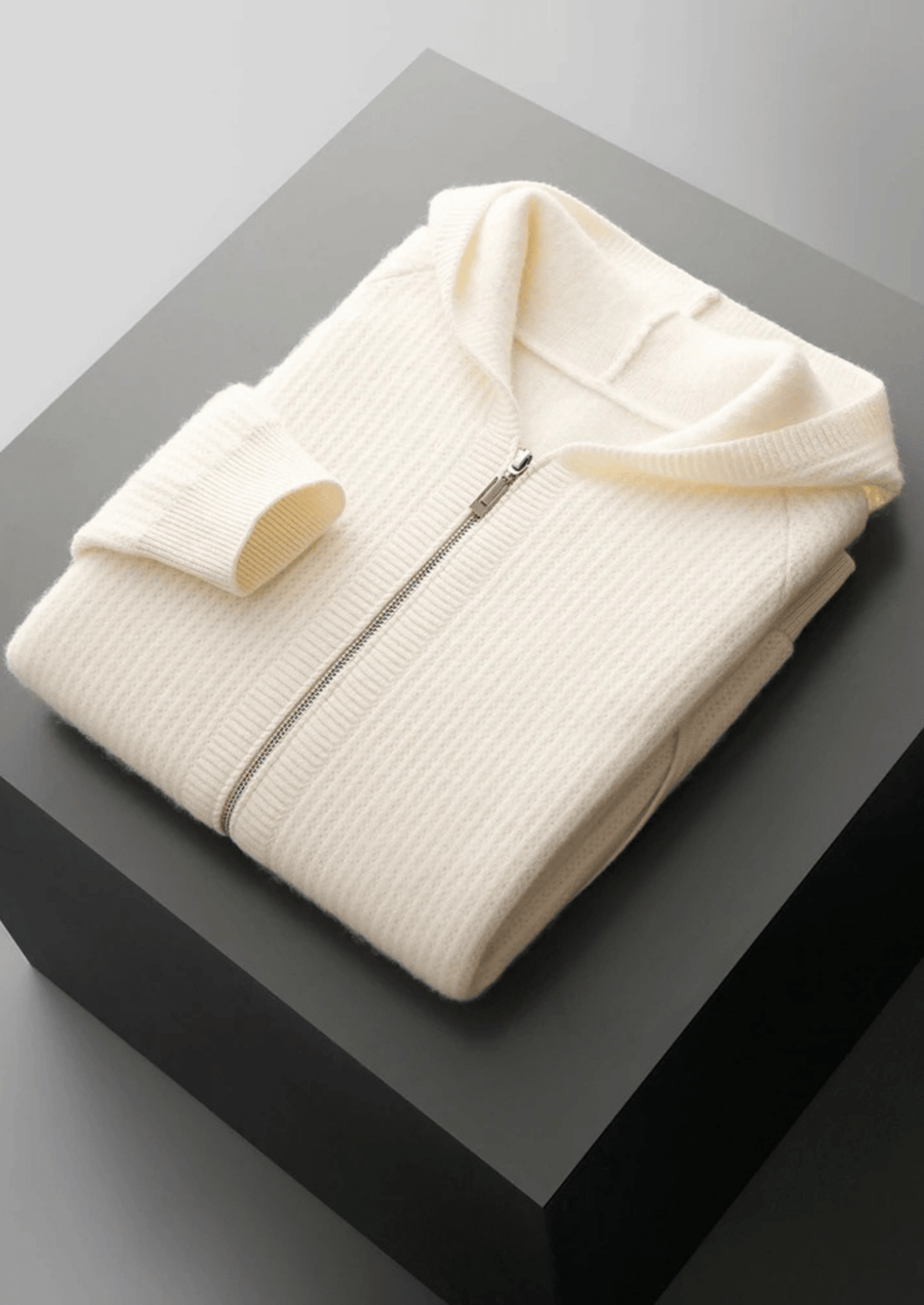Sommerfeld | Merino Zip-Hoodie aus extra feiner Merinowolle