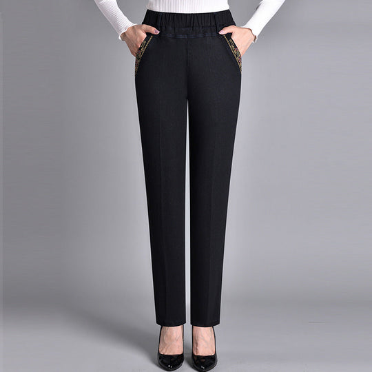 Winterfeld | Damenjeans mit elastischem Bund und Seitentaschen