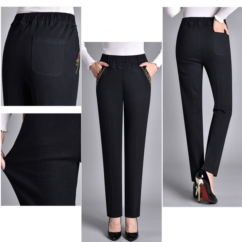 Winterfeld | Damenjeans mit elastischem Bund und Seitentaschen