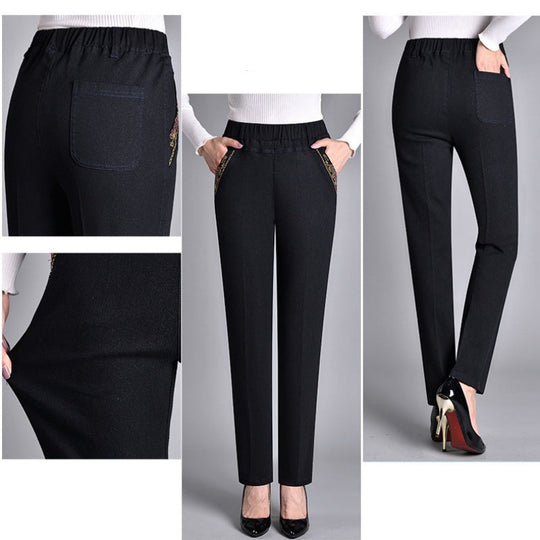 Winterfeld | Damenjeans mit elastischem Bund und Seitentaschen