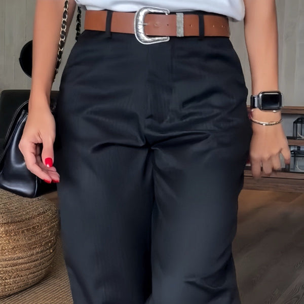 Winterfeld | ELEGANTE, FIGURSCHMEICHELNDE HOSE MIT STREIFEN