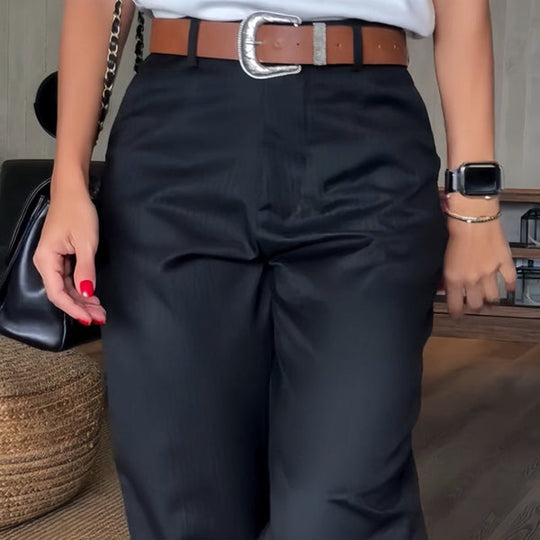 Winterfeld | ELEGANTE, FIGURSCHMEICHELNDE HOSE MIT STREIFEN