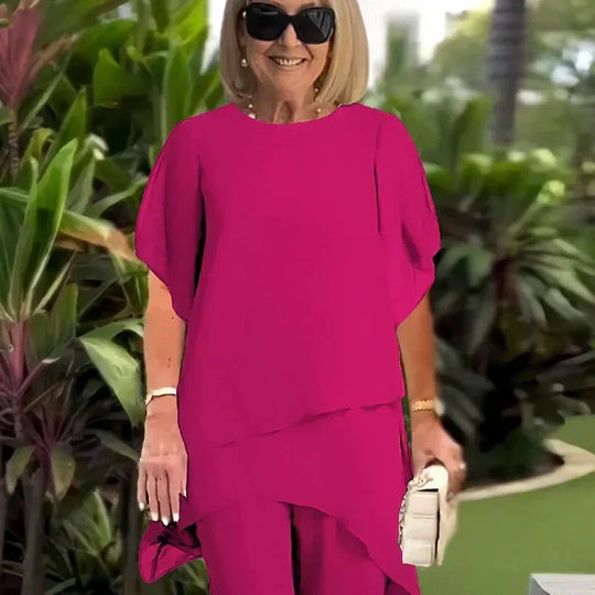 Herlene | Schickes Oberteil und Hose Set