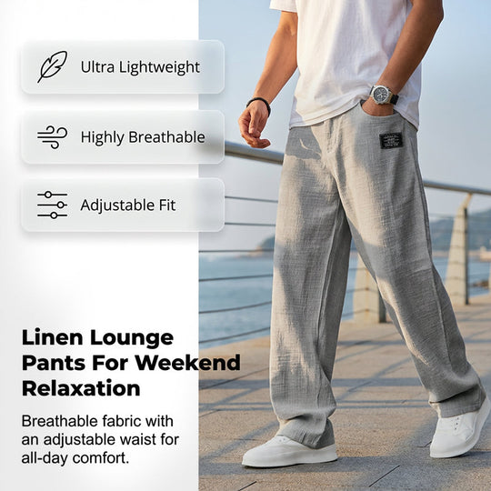 Winterfeld | Leichte Hose mit geradem Bein (1 kaufen, 1 GRATIS dazu)