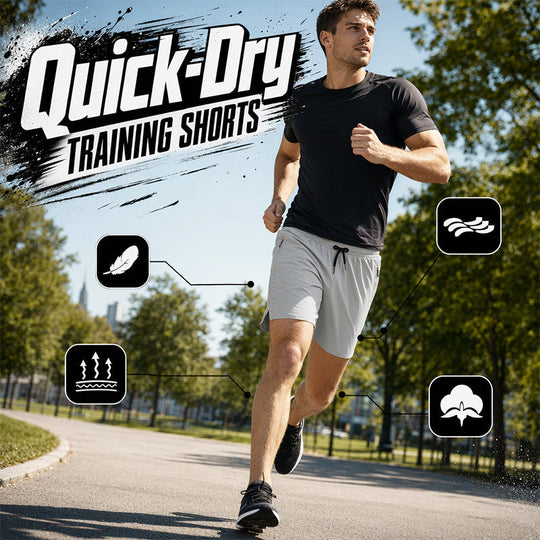 Sommerfeld | Schnelltrocknende Sportshorts für Herren (1 kaufen, 1 GRATIS dazu)