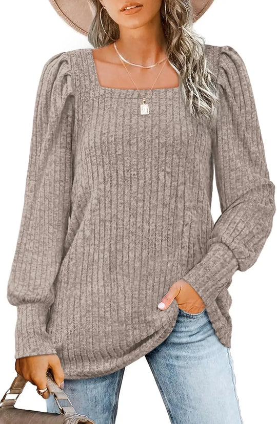 Sommerfeld | Lässiger Pullover mit Quadrat-Ausschnitt
