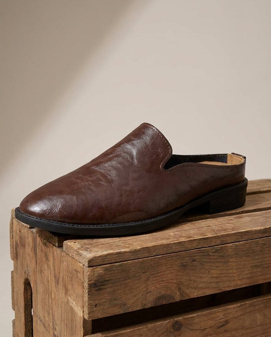 Sommerfeld | Leder-Mules aus Premium-Rindsleder