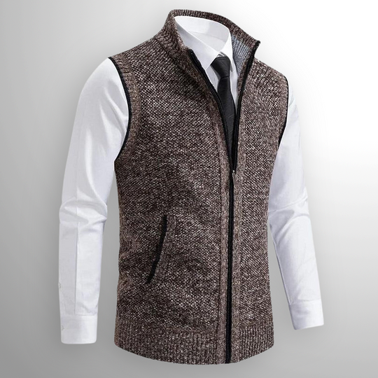 Sommerfeld | Elegante Strickweste mit Reißverschluss für Herren