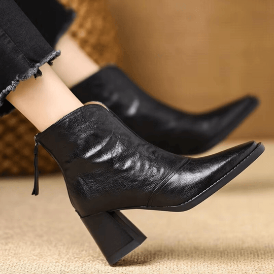 Winterfeld™ | Luxuriöse Stiefeletten mit mittelhohem Absatz
