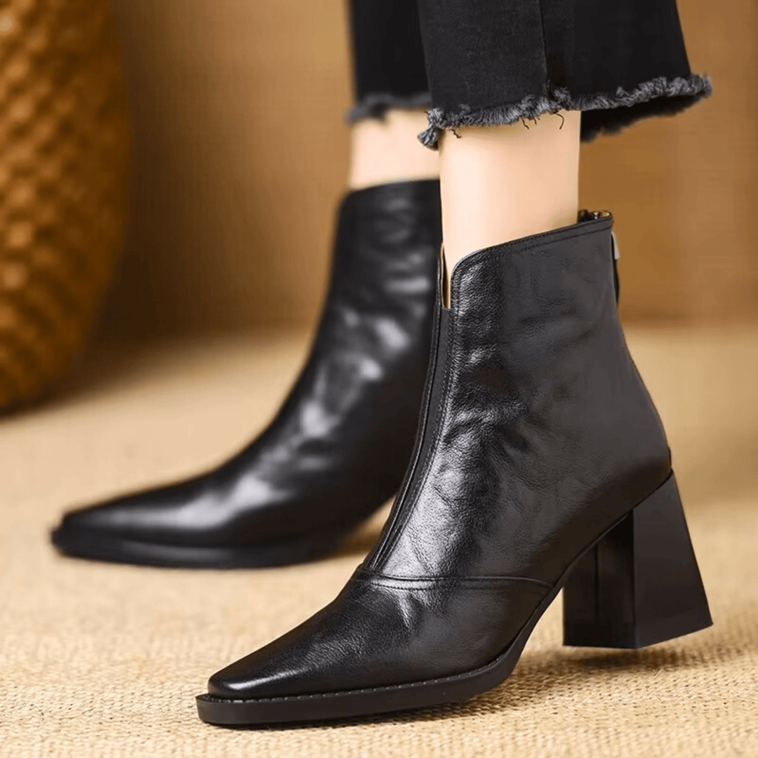 Winterfeld™ | Luxuriöse Stiefeletten mit mittelhohem Absatz