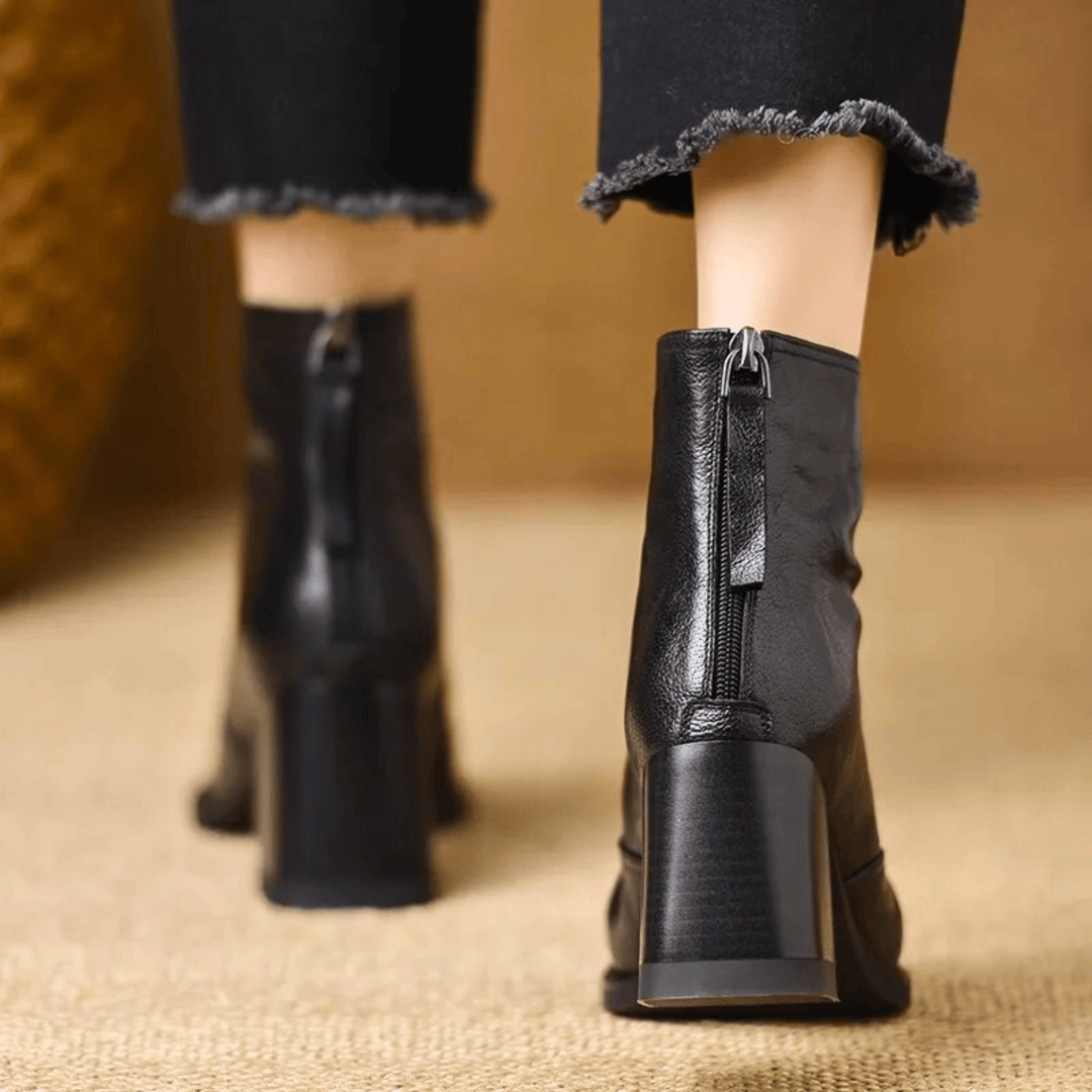 Winterfeld™ | Luxuriöse Stiefeletten mit mittelhohem Absatz