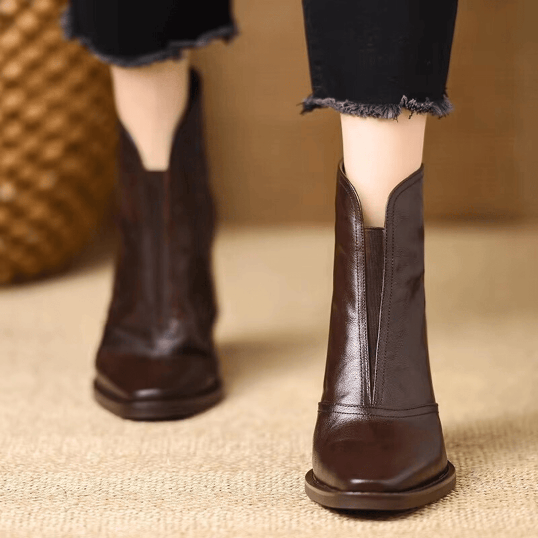 Winterfeld™ | Luxuriöse Stiefeletten mit mittelhohem Absatz