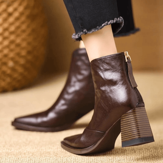 Winterfeld™ | Luxuriöse Stiefeletten mit mittelhohem Absatz