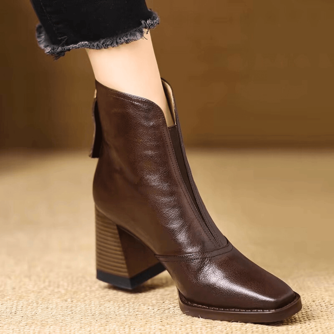Winterfeld™ | Luxuriöse Stiefeletten mit mittelhohem Absatz