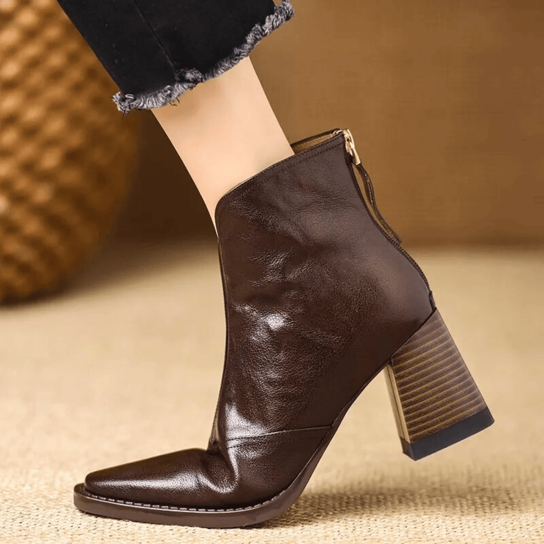 Winterfeld™ | Luxuriöse Stiefeletten mit mittelhohem Absatz